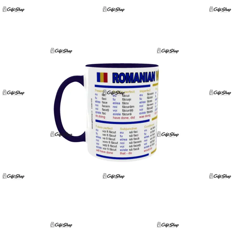 Romanian verb conjugation, cana ceramica, 330ml, model cgs1731